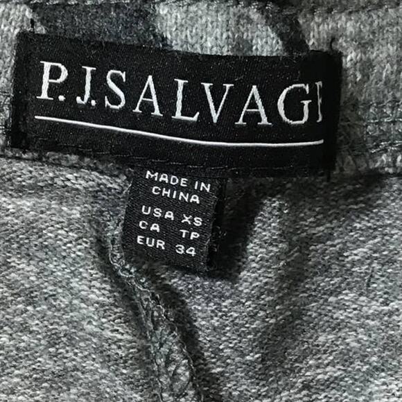 P.J. Salvage XS Gray Animal Print Lounge Jogger Pants Pajama Bottoms NWT B63 - Picture 6 of 9